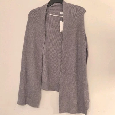 Calvin Klein Womens  Shawl Wrap One Size Gray New - Image 1 of 4