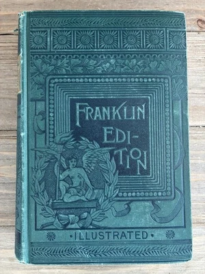 VTG 1885 Robinson Crusoe Franklin Edition Illustrated Book - Image 1 of 4