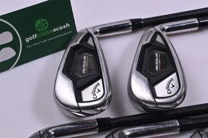 Callaway Rogue ST Max OS Irons / 7-PW+GW / Senior Flex Cypher 50 Shafts - Picture 1 of 7