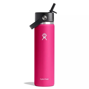 Hydro Flask 24oz Wide Mouth Flex Straw Water Bottle Zinnia - Picture 1 of 4
