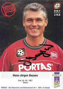 Hans-Jürgen Boysen Autogrammkarte Kickers Offenbach Trainer Bundesliga - Bild 1 von 2