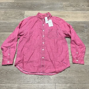 Tommy Bahama Hemd Sea Glass Breezer Phlox Solid Linen Neu LS Medium M - Bild 1 von 11