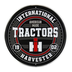 Letrero de metal International Harvester American Made Tractors 1902-2004 - Imagen 1 de 1