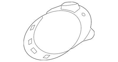 Marco de faros genuino Volkswagen 1C0-806-639-H Foto 1 de 2