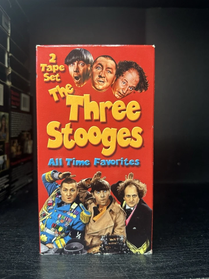 The Three Stooges All-Time Favorites VHS 2 Tapes Set - Image 1 of 4