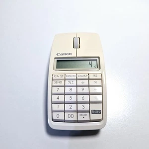 Canon X Mark 1 White Calculator Mouse Bluetooth For PC and MAC - Zdjęcie 1 z 13