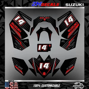Suzuki LTR 450 ATV Decals Stickers Full Graphics Kit 2006 2007 2008 2009 to 2014 - Picture 1 of 6
