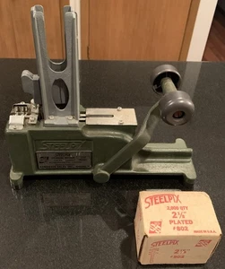 SteelPix Professional Green Iron Stemming Machine 35F + some 2 1/8" #802 USA - Bild 1 von 20