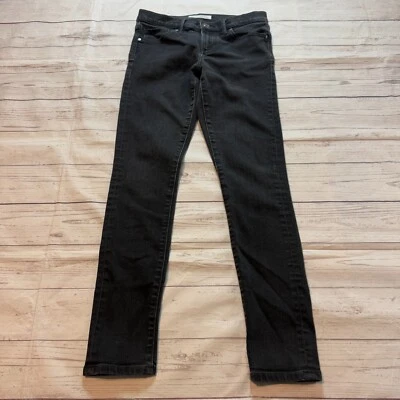 Banana Republic Jeans Black Skinny Fit Stretch Denim Women's Size 26 Petite - Image 1 of 4