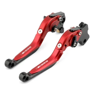 Folding Extendable Brake Clutch Levers For DUCATI MONSTER 696 Monster 796 Logo - Foto 1 di 6