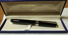 Waterman Exception Night & Day Black Lacquer Fountain Pen - F 18K - NOS