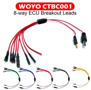 WOYO CTBC001 8way ECU Breakout Leads for Automotive Diagnostic Oscilloscope Line - Picture 1 of 6