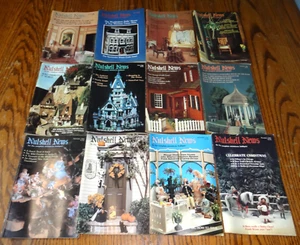 Nutshell News Miniature Dollhouse Magazines Complete Year 1984 Scale Miniatures - Picture 1 of 1