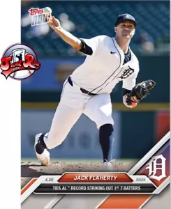 Jack Flaherty 2024 MLB TOPPS NOW 140 - Picture 1 of 2