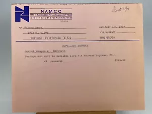 Arma letale 2 Warner Bros. Studio Billhead per tendoni luglio 1989 raro - Foto 1 di 3