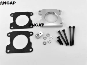 Espaciador del cuerpo del acelerador de aluminio plateado para 99-01 GMC Sonoma Chevy S10 Pickup 2.2L - Imagen 1 de 2