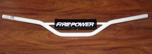 KAWASAKI KDX125,KDX200, KDX220,KDX250,KLX140,KLX250,KLX400 WHITE HANDLEBARS, BAR - Picture 1 of 1