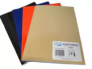 Libri di schizzo artista a colori A4 disegno schizzo cuscinetti di carta bianco semplice 140 GSM - Foto 1 di 6