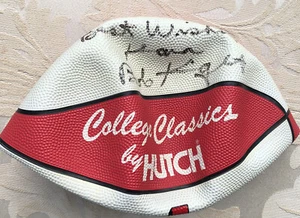 BOB KNIGHT SIGNED BASKETBALL INDIANA HOOSIERS COLLEGE CLASSIC BY HUTCH - Picture 1 of 12