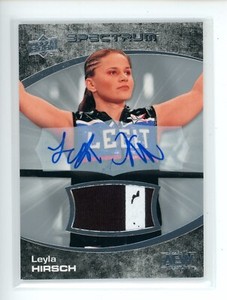 2021 Upper Deck AEW Spectrum LEYLA HIRSCH #68 Patch Auto /20