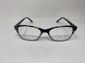 PHOEBE EYEWEAR P348 PURPLE TORTOISE 54/17/140 FLEX HINGE EYEGLASSES D462 - Picture 1 of 8