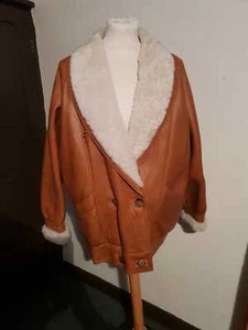 Damen Lakeland hellbraune Lammfelljacke, Gr: L 14/16 - Bild 1 von 12