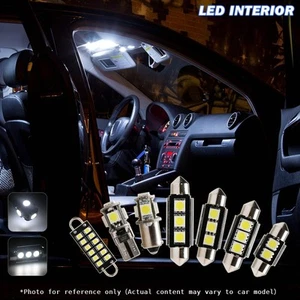 Kit de equipamiento de 12 bombillas interiores LED blancas Canbus para Audi TT MK1 1998-2006 - Imagen 1 de 6