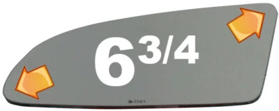 Nuevo espejo retrovisor eléctrico plano izquierdo de repuesto para Ford Tempo 85-94 sin placa de respaldo Foto 1 de 4