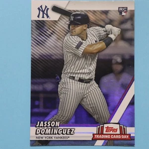 2024 Topps Trading Card Day - NYY-3 New York Yankees Jason Dominguez - Imagen 1 de 2