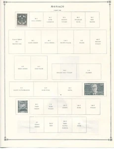 Monaco Stamps - 1940s and 1960s - Picture 1 of 22