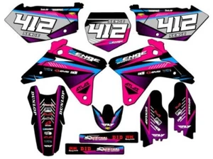 2005-2006 RMZ 450 SURGE Pink Senge Graphics Kit Compatible with Suzuki - Picture 1 of 10