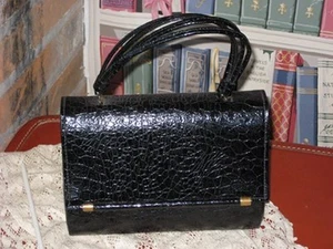 Vintage Black Purse by Cara - Picture 1 of 7