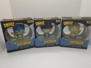 (3)Funko Dorbz Batman Series One BATGIRL, THE PENGUIN & KILLER CROC - Picture 1 of 6