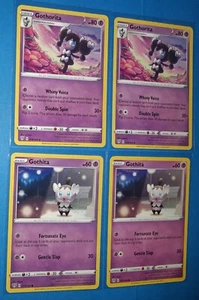 2x Gothorita 074/189 74/189 & 2x Gothita 073/189 73/189 SWSH Darkness Ablaze NM - Picture 1 of 1