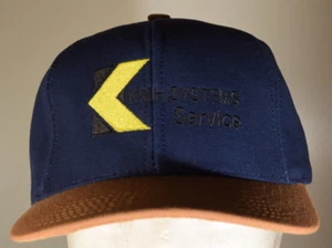 KMH Systems Service Buckle Strap Hat Baseball Cap Adjustable Spell Out Made USA - Picture 1 of 6