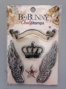 ROYAL COLLECTION - Clear Acrylic Stamp Set from BO BUNNY - Picture 1 of 4