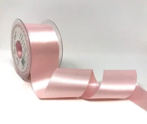 Pale Pink 70 Berisfords Ribbon Extra Wide 70mm Double Satin x 5 Metres - Picture 1 of 3