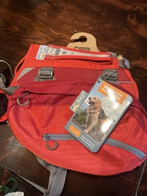 Kurgo Big Baxter Adventure Backpack Red 7.5 L Dogs 50 to 110 lbs NWT - Image 1 of 4