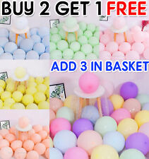 5'' 10'' 12'' Macaron Pastel Latex Balloons Candy Helium Baby Shower Party Decor