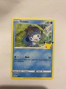 Pokemon cards McDonalds Sobble 24/25 Non Holo 25th Anniversary 2021 - Picture 1 of 1