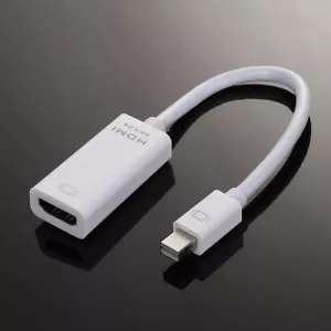 Mini DisplayPort Thunderbolt DP to HDMI Female Converter Adapter Cable 4K*2K HD - Picture 1 of 3