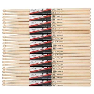Artist DSM5A Maple Drumsticks w/ Wooden Tips 12 Pair - Picture 1 of 3