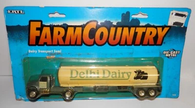 Ertl 1:64 Farm Country Dairy Transport Semi with Tanker Trailer #4320 (B) - Image 1 of 2