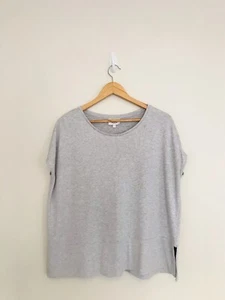 Seed Heritage Grey Short Sleeve Boat Neck Tunic Top - Size XS - Picture 1 of 6