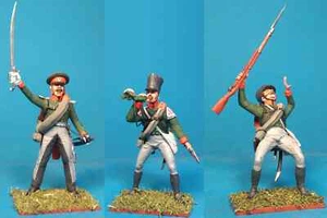 Unassembled Prussian Light infantry, White Metal 60 mm Figure kit VID SOLDIERS - Picture 1 of 58