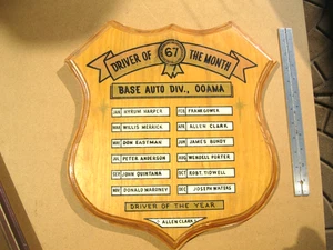 Hill US Airforce Base, UT Vintage Plakette 1967 - Bild 1 von 2