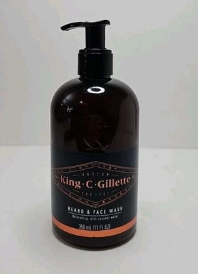 Lavado facial y barba Gillette King C con agua de coco ~ 11 oz Foto 1 de 4