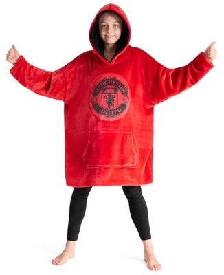 MANCHESTER UNITED ManchesterUnited Red Oversized Poncho for Kids