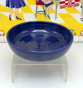 Vintage Fiesta Dessert Bowl Cobalt Blue #D Homer Laughlin Fiestaware - Picture 1 of 5