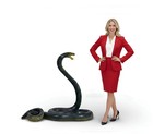 King Cobra Snake Statue -  Life Size King Cobra Snake - Indoor Outdoor
